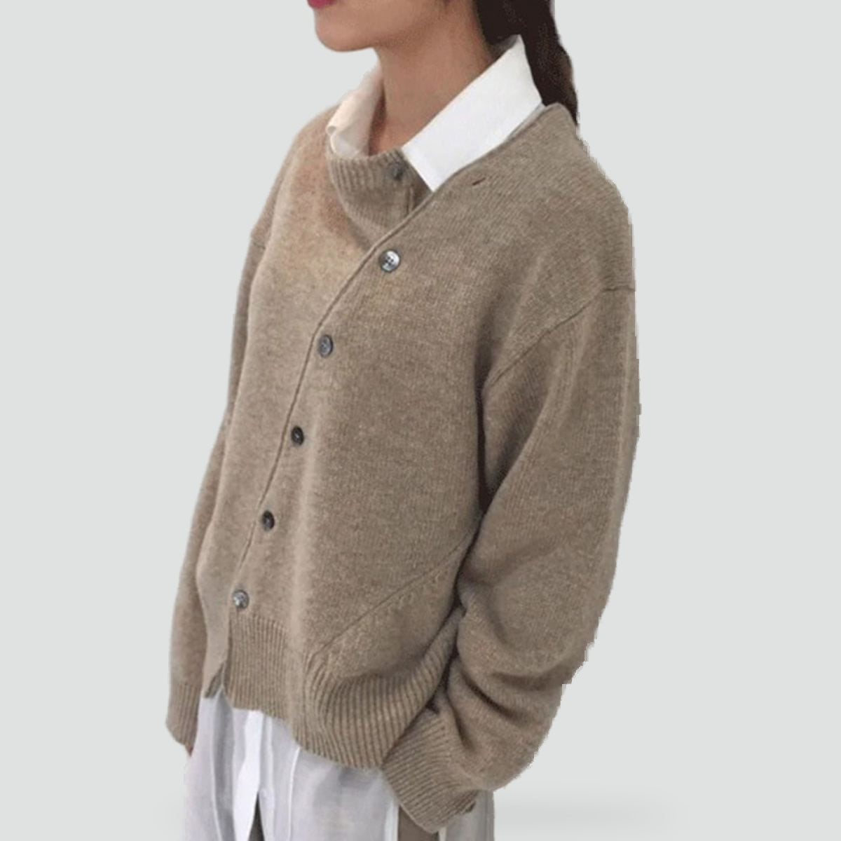 Women's Raglan Sleeve Cardigan Vest
