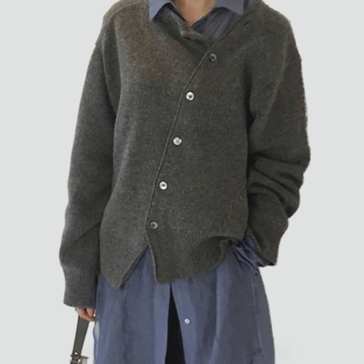 Women's Raglan Sleeve Cardigan Vest