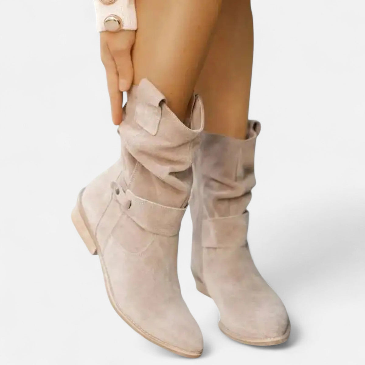 Women's Suede Slouch Knee High Boots