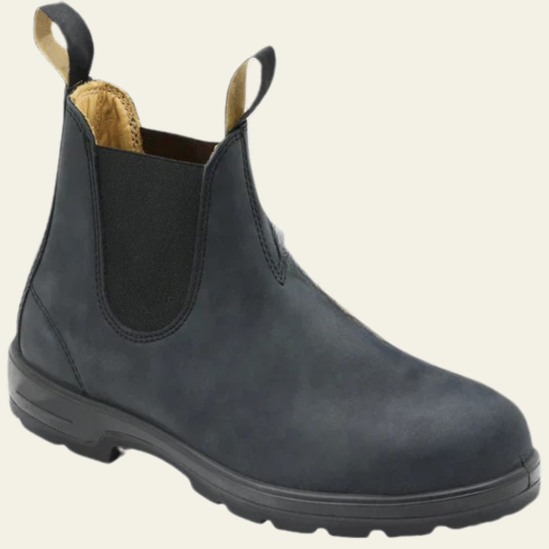 Women's Leather Pull On Chelsea Boots