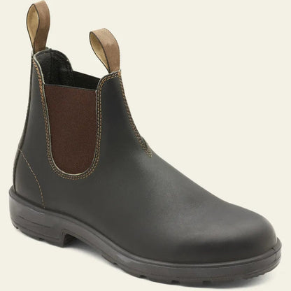 Women's Leather Pull On Chelsea Boots