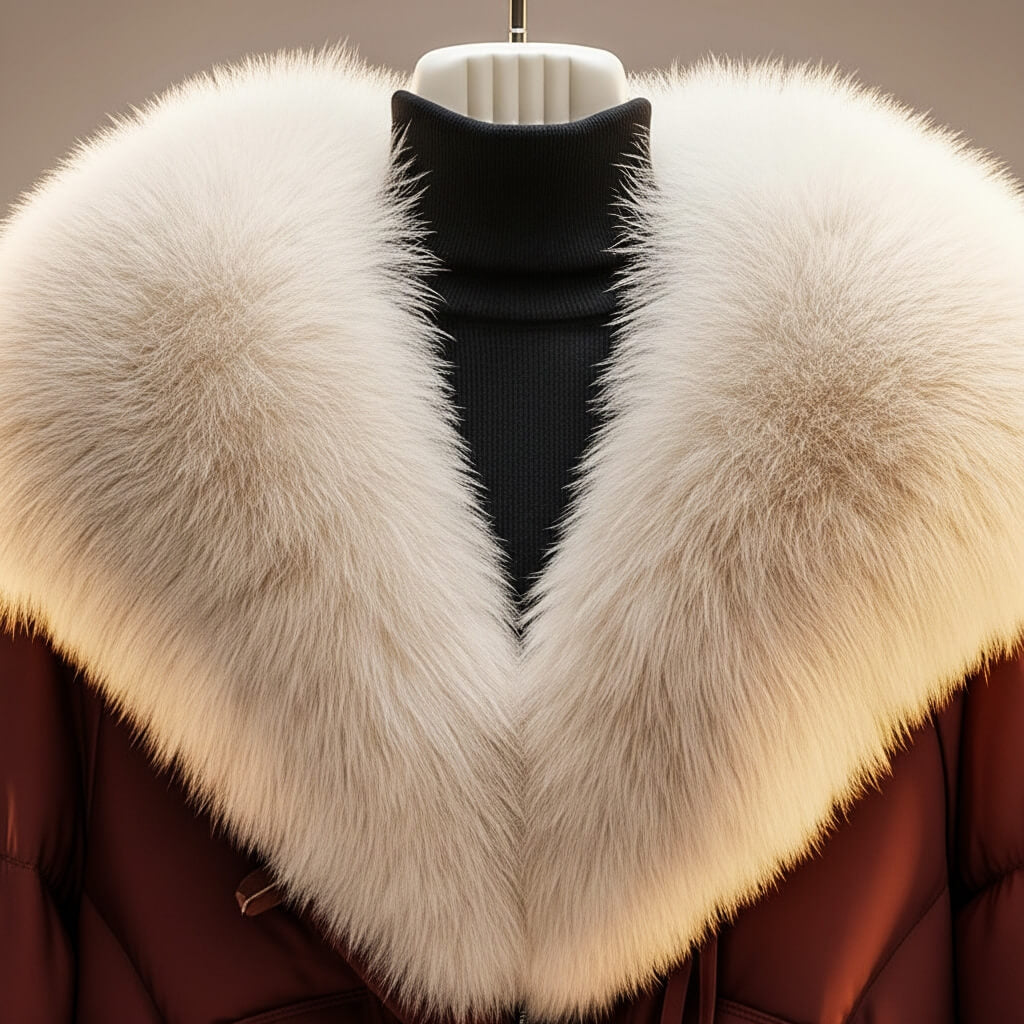 Women's Faux Fur Collar Toggle Puffer Jacket