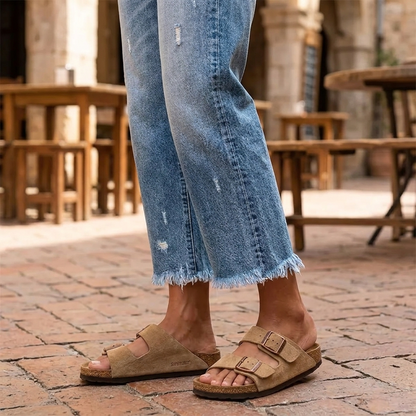 Effortless Distressed Straight Leg Jeans for Women with High Waist Frayed Hem Cropped Casual Style