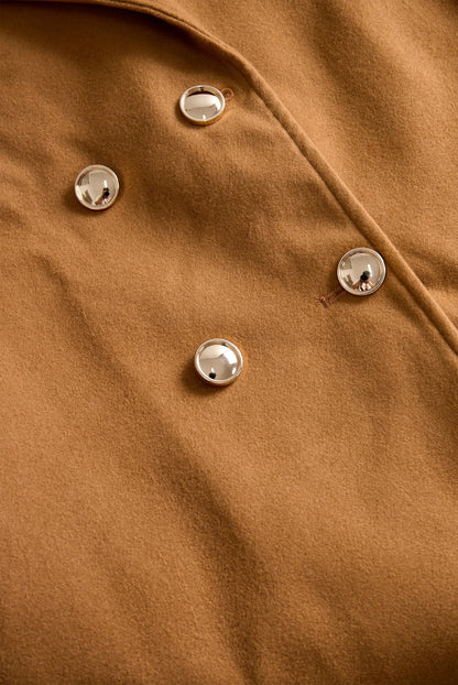 Women's Belted Notch Lapel Trench Coat
