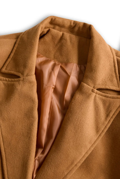 Women's Belted Notch Lapel Trench Coat