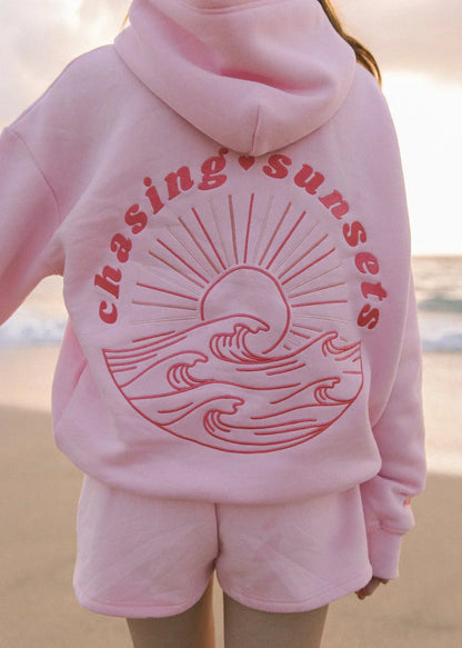 Effortless Graphic Print Hoodie for Women with Drawstring Hood Long Sleeve Oversized Relaxed Style