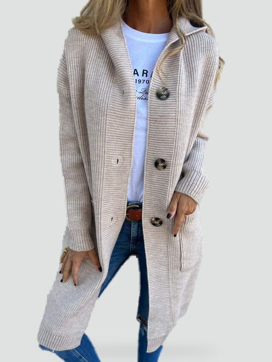 Women's Hooded Pockets Cardigan